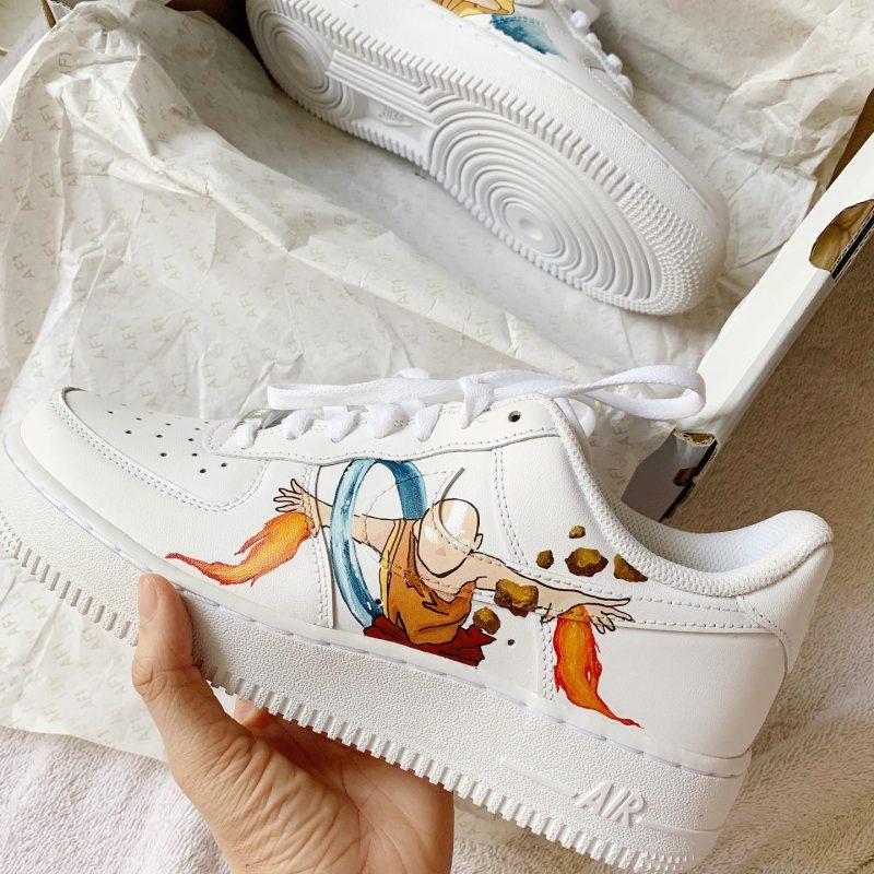 Aang Air Force 1 Custom - Avatar The Last Airbender - Image 2