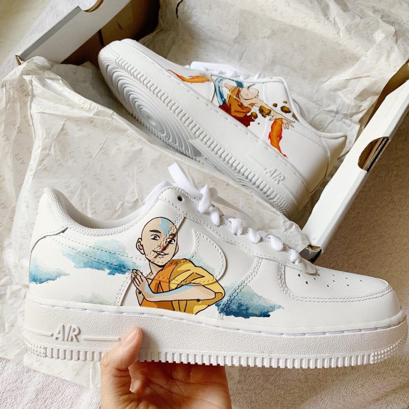 Aang Air Force 1 Custom - Avatar The Last Airbender - Image 3