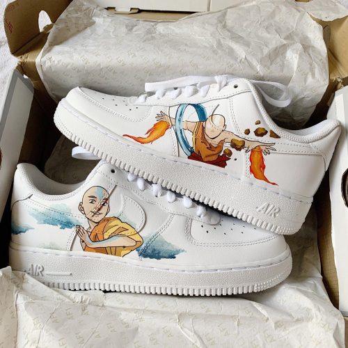 Aang Air Force 1 Custom - Avatar The Last Airbender