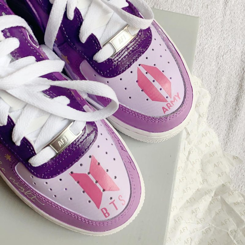 BTS V Air Force 1 Custom - Image 4