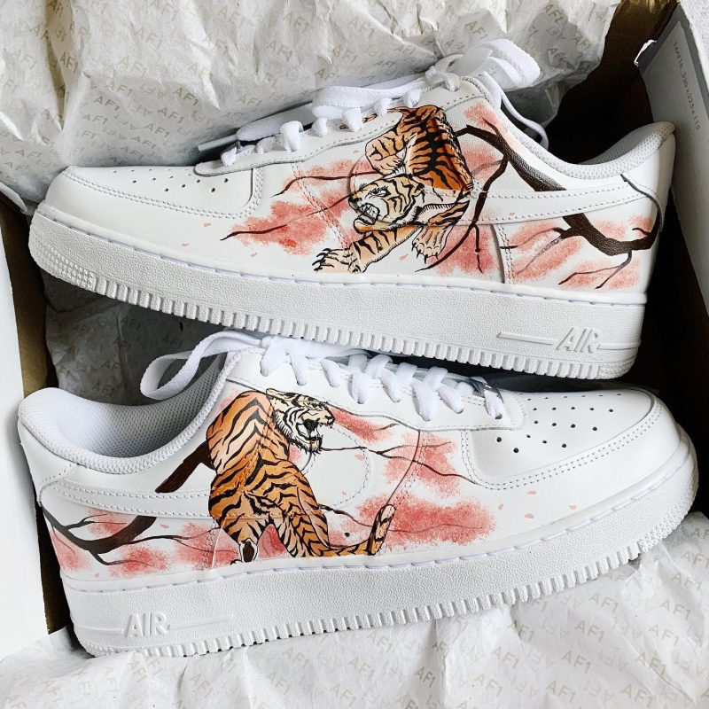 Cherry Blossom x Tiger Air Force 1 Custom
