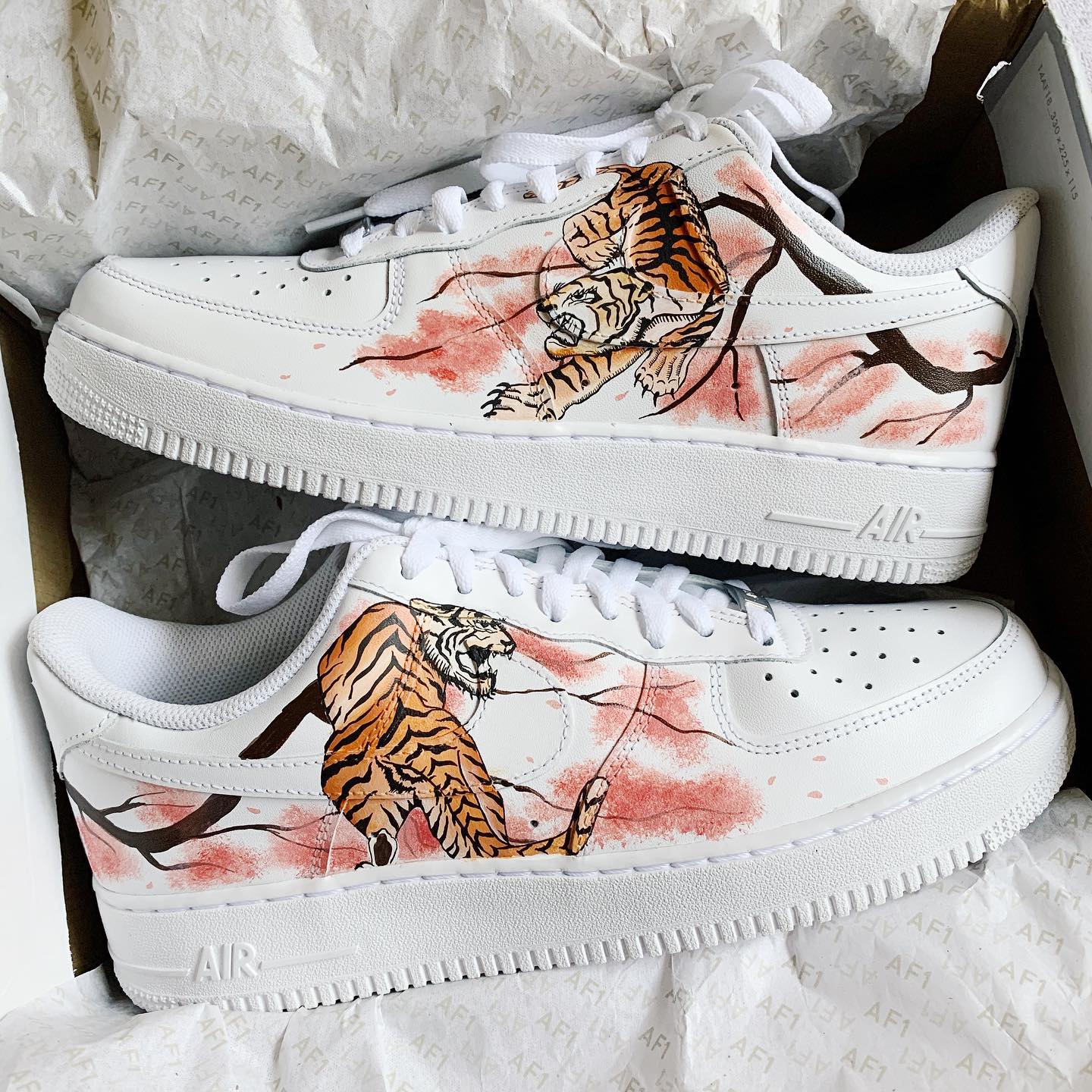 Cherry Blossom x Tiger Air Force 1 Custom