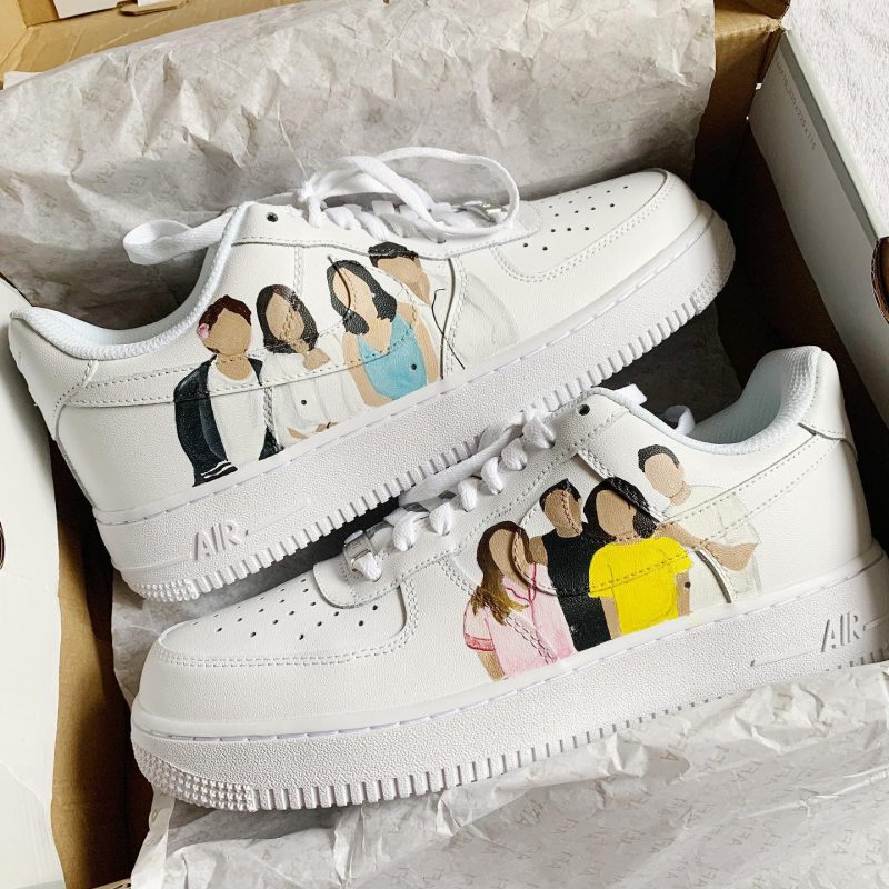 Family Portrait Air Force 1 Custom