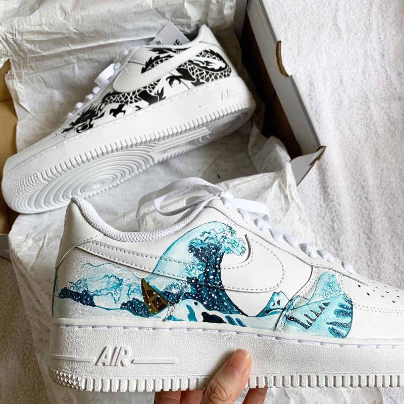 Great Wave x Drogon Air Force 1 Custom - Image 2