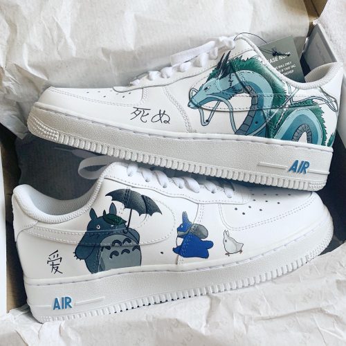 Haku x Totoro Air Force 1 Custom - Ghibli