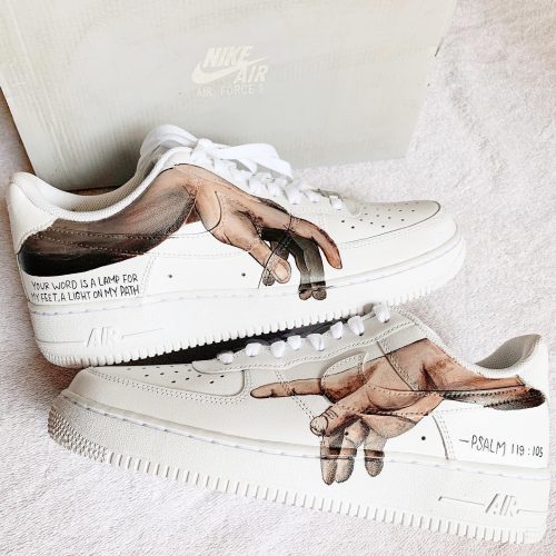 Hands of God and Adam Air Force 1 Custom