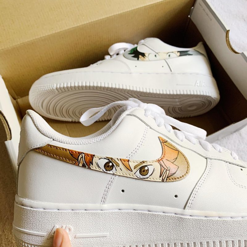 Hinata Shoyo x Midoriya Izuku Air Force 1 Custom - Haikyuu x My Hero Academia - Image 2