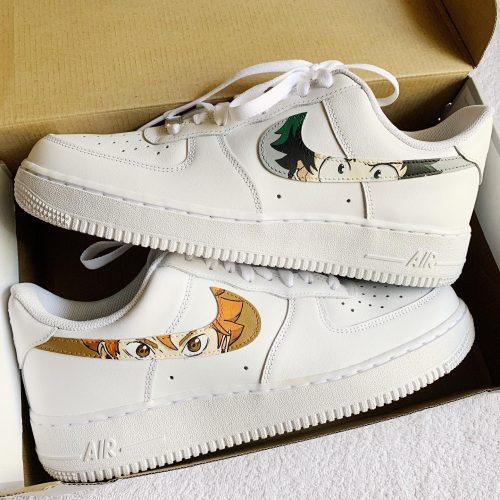 Hinata Shoyo x Midoriya Izuku Air Force 1 Custom - Haikyuu x My Hero Academia