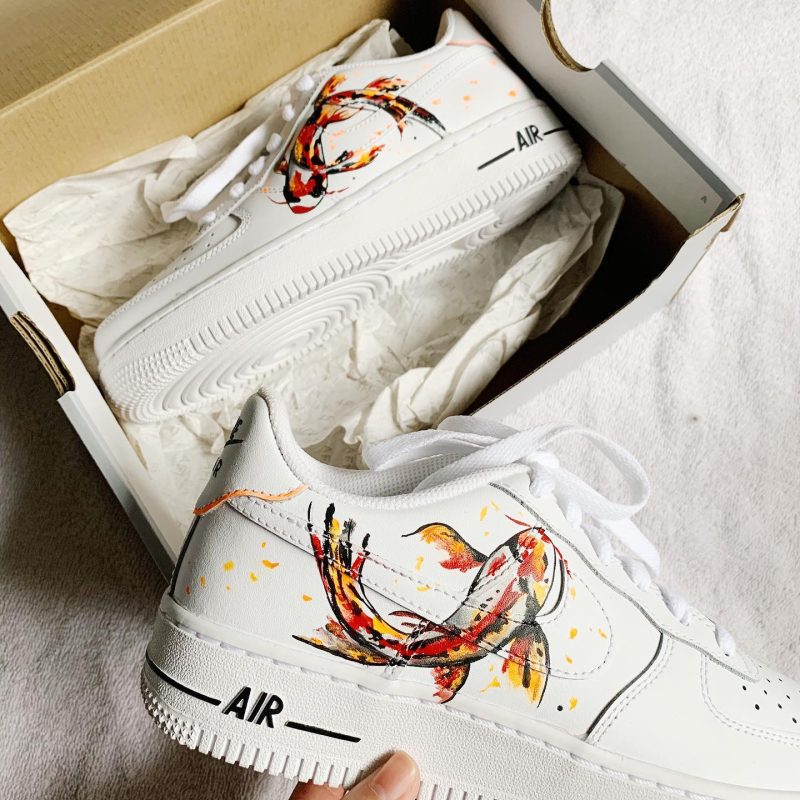 Koi Fish Air Force 1 Custom - Image 2