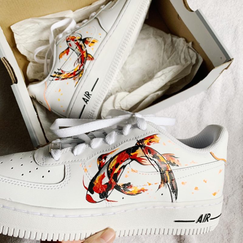 Koi Fish Air Force 1 Custom - Image 3