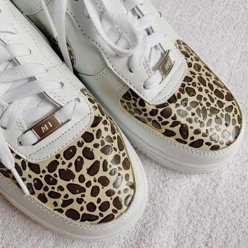 Leopard Print Air Force 1 Custom - Image 2