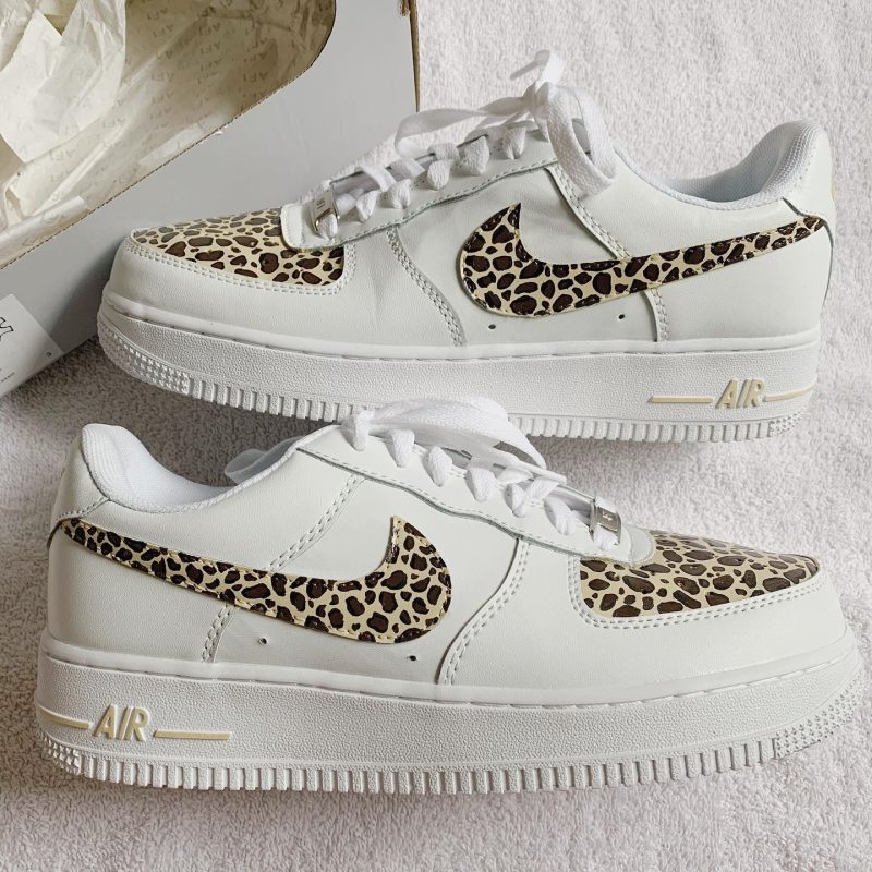 Leopard Print Air Force 1 Custom