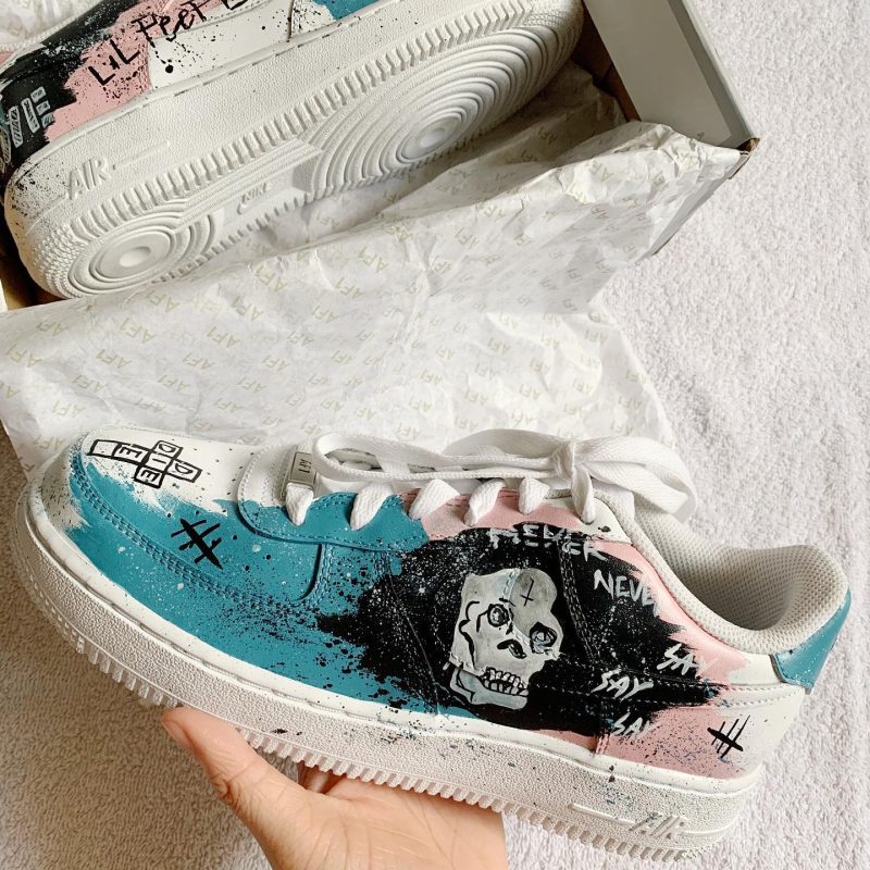 Lil Peep Grunge Air Force 1 Custom - Image 4