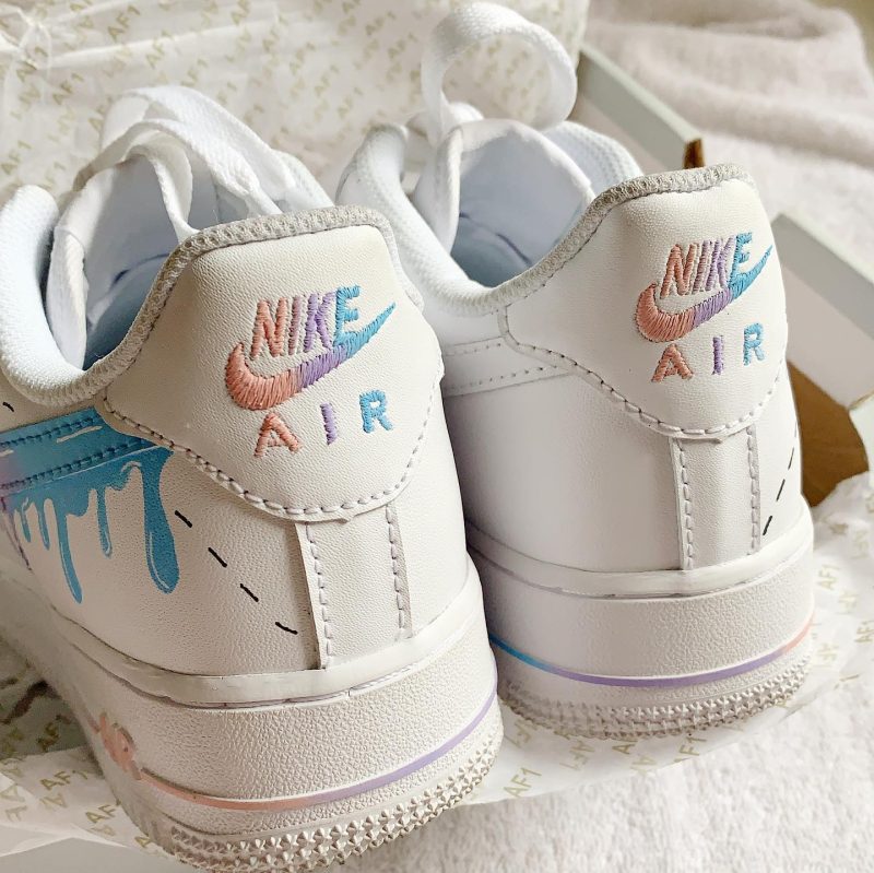 Pastel Drips Butterfly Air Force 1 Custom - Image 3