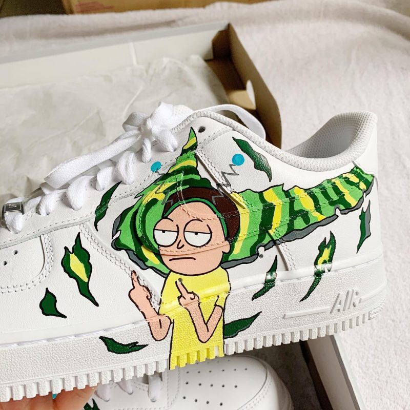 Rick and Morty Air Force 1 Custom - Image 2