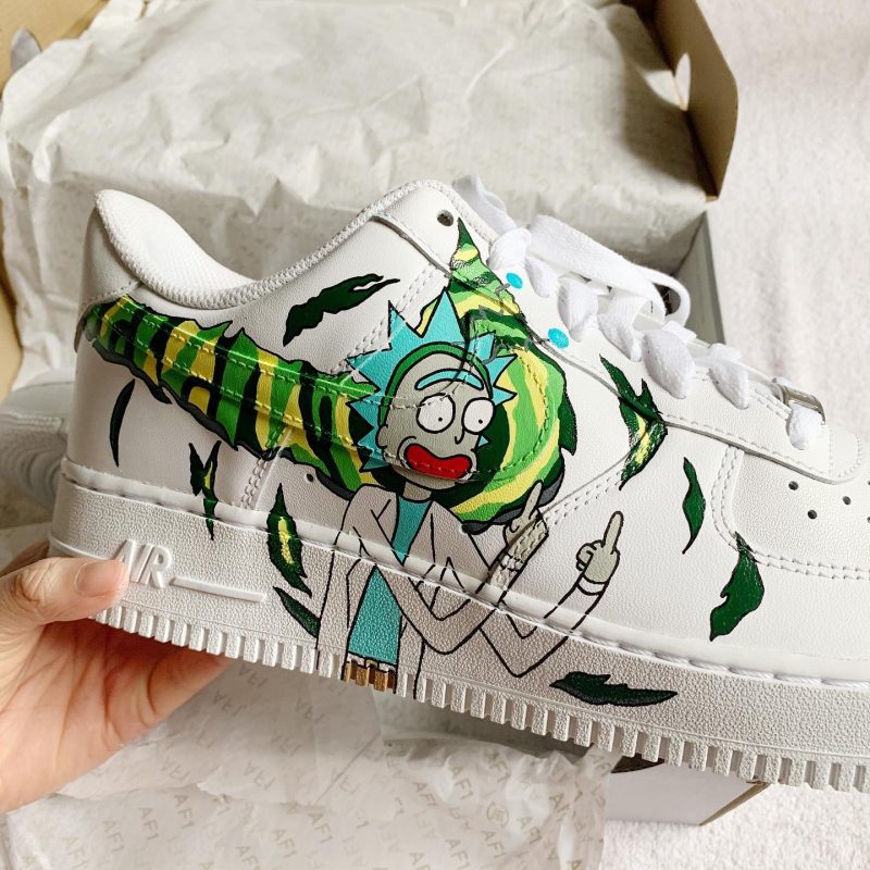 Rick and Morty Air Force 1 Custom - Image 3