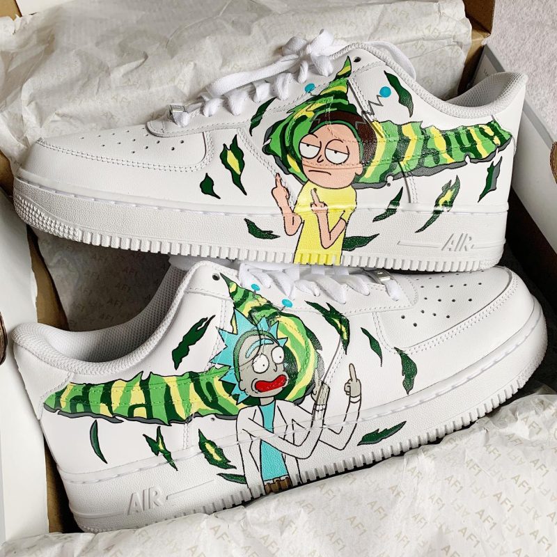 Rick and Morty Air Force 1 Custom