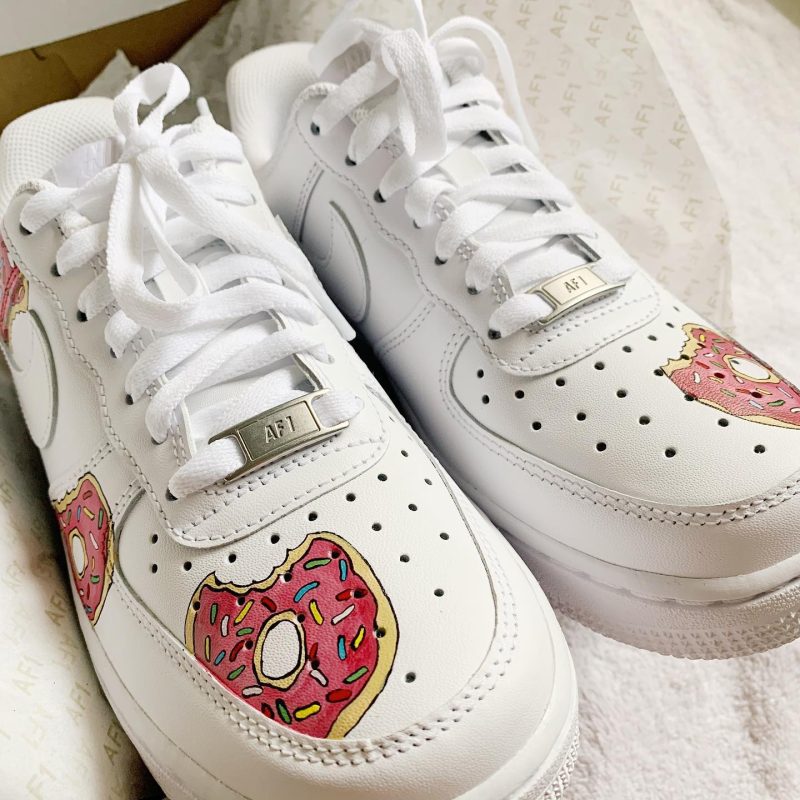 Simpson Donuts Air Force 1 Custom - Image 2