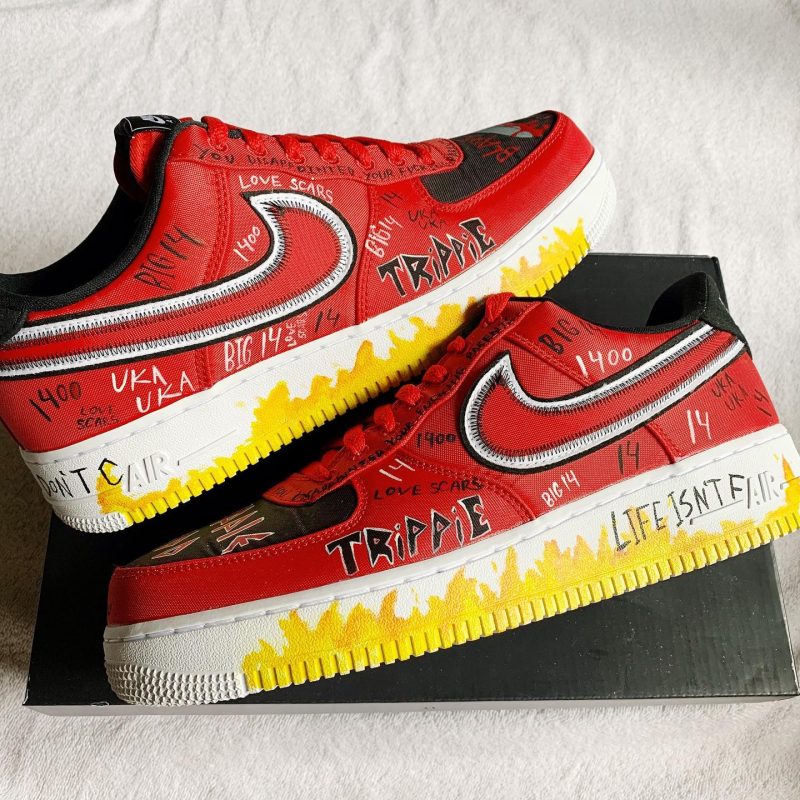 Trippie Redd Air Force 1 Custom