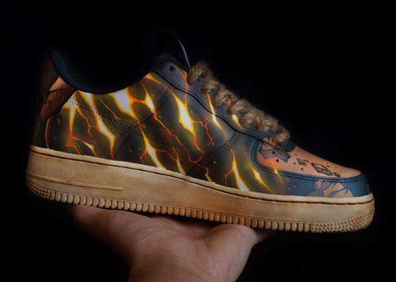 Attack on Titan - Eren x Levi Air Force 1 Custom - Image 7