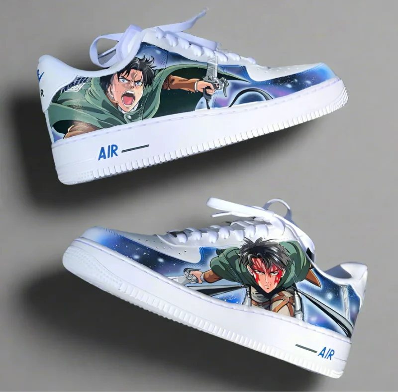Attack on Titan - Levi Air Force 1 Custom