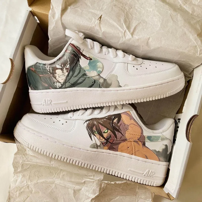 Attack on Titan - Levi x Titan Air Force 1 Custom