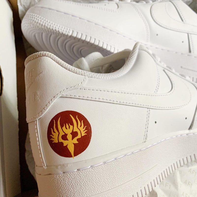 Avatar The Last Airbender Reflective Air Force 1 Custom - Image 3