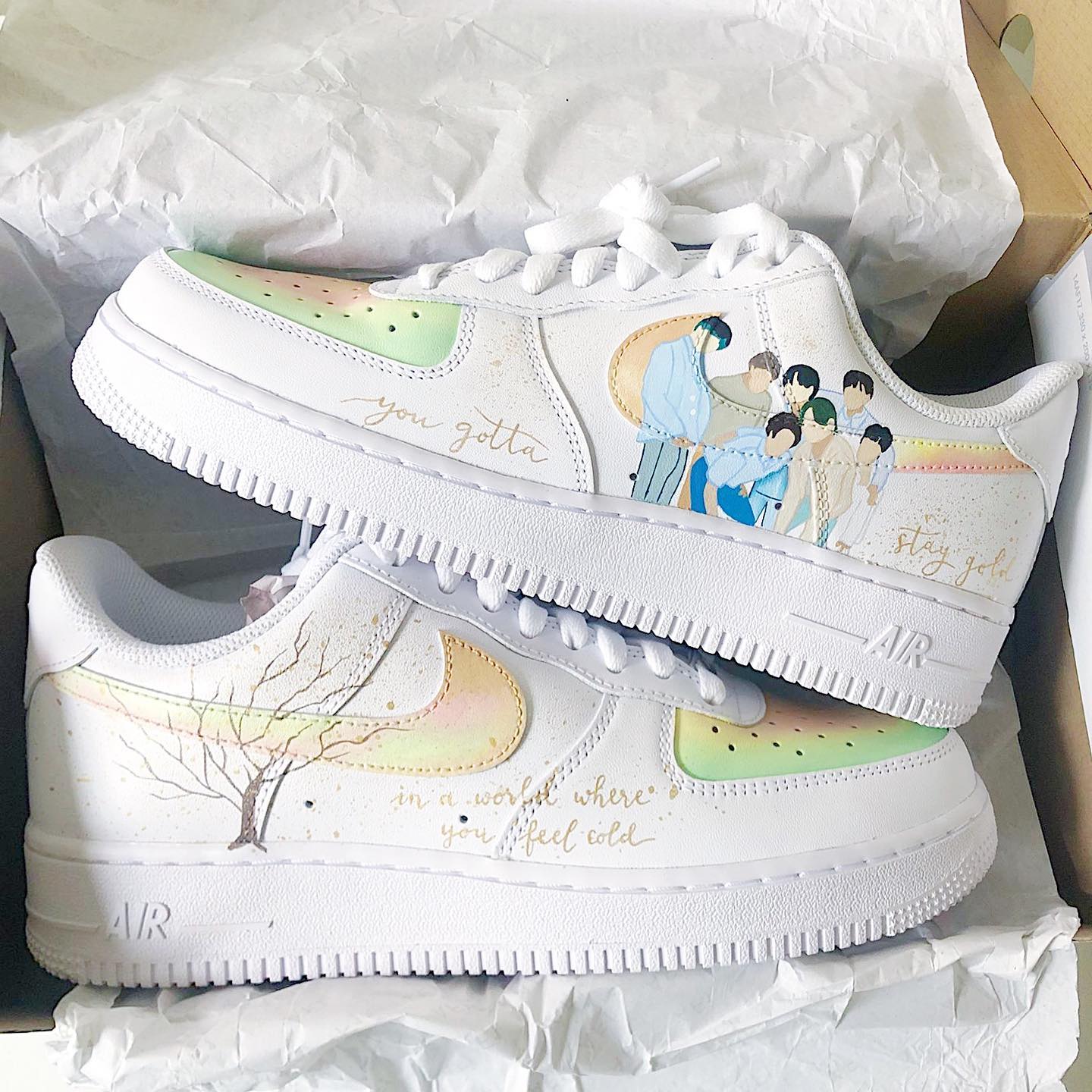 BTS Air Force 1 Custom