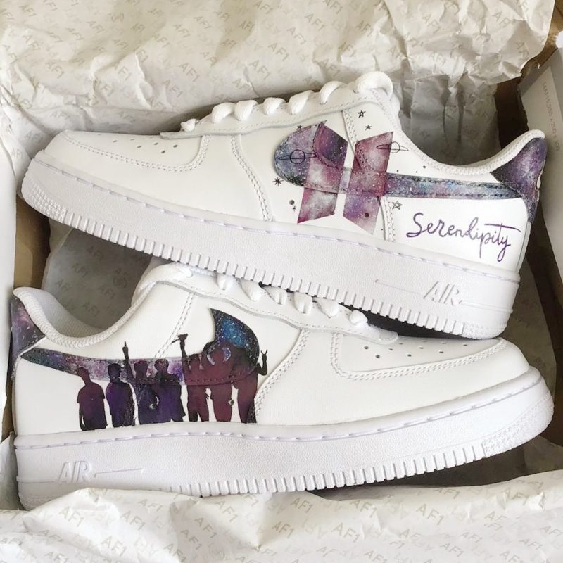 BTS Galaxy Air Force 1 Custom