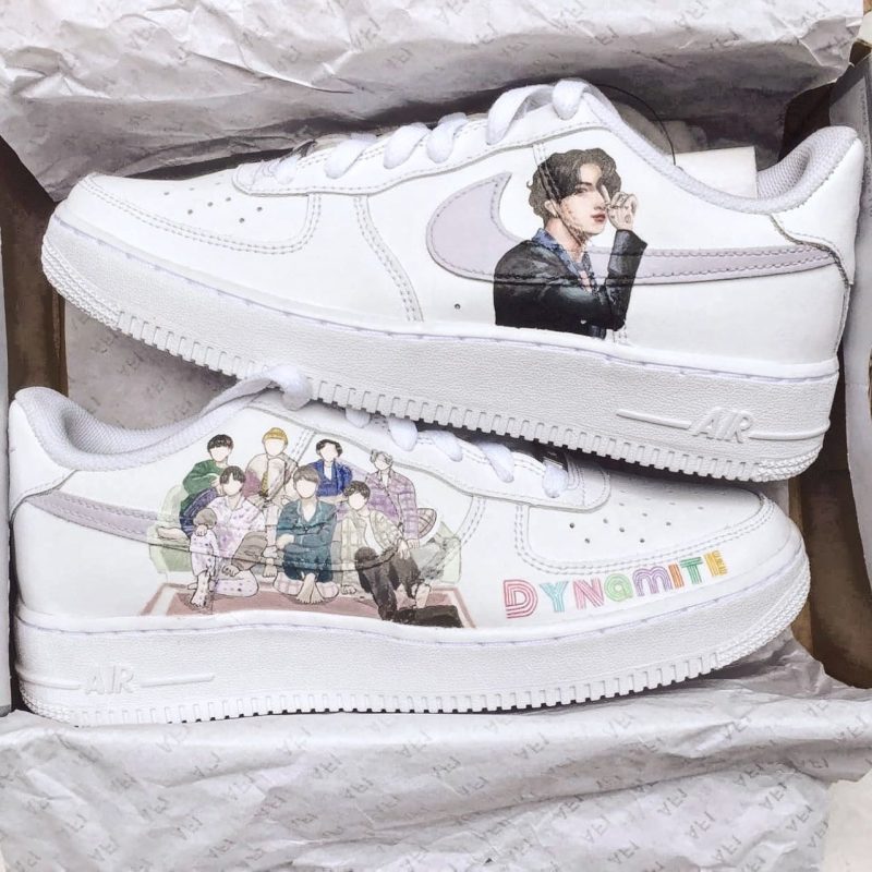 BTS JK Air Force 1 Custom