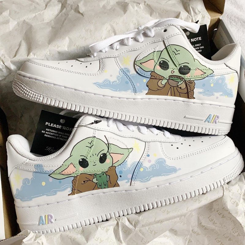 Baby Yoda Air Force 1 Custom - Star Wars