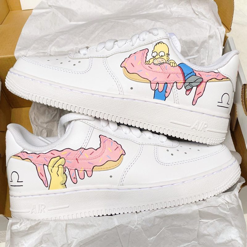 Bart Simpson Air Force 1 Custom