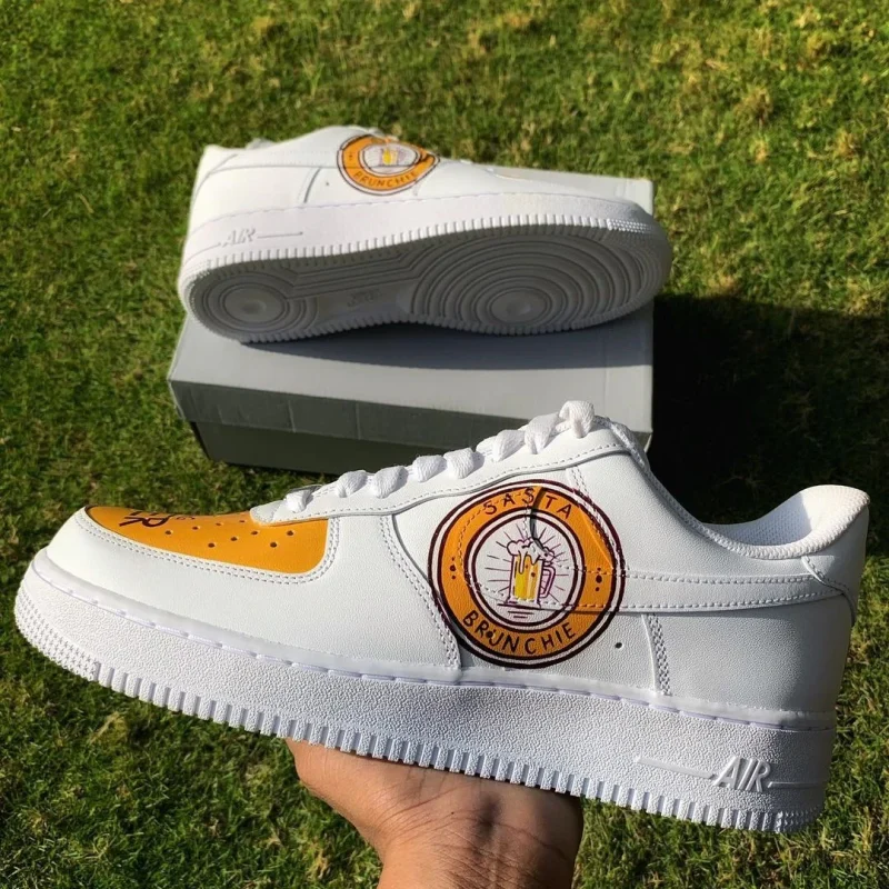 Beer Cafe Air Force 1 Custom - Image 2