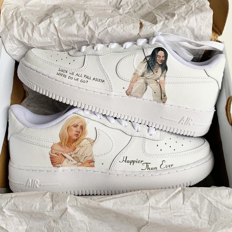 Billie Eilish Air Force 1 Custom