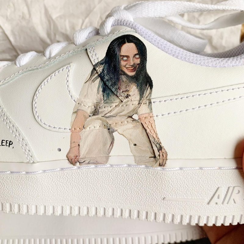 Billie Eilish Air Force 1 Custom - Image 3
