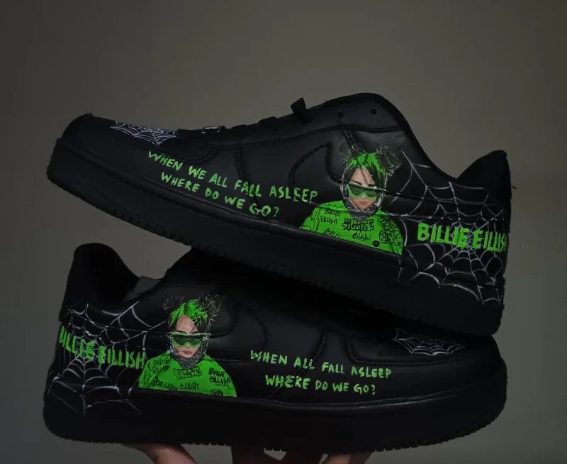 Billie Eilish Luminous Air Force 1 Custom - Image 3