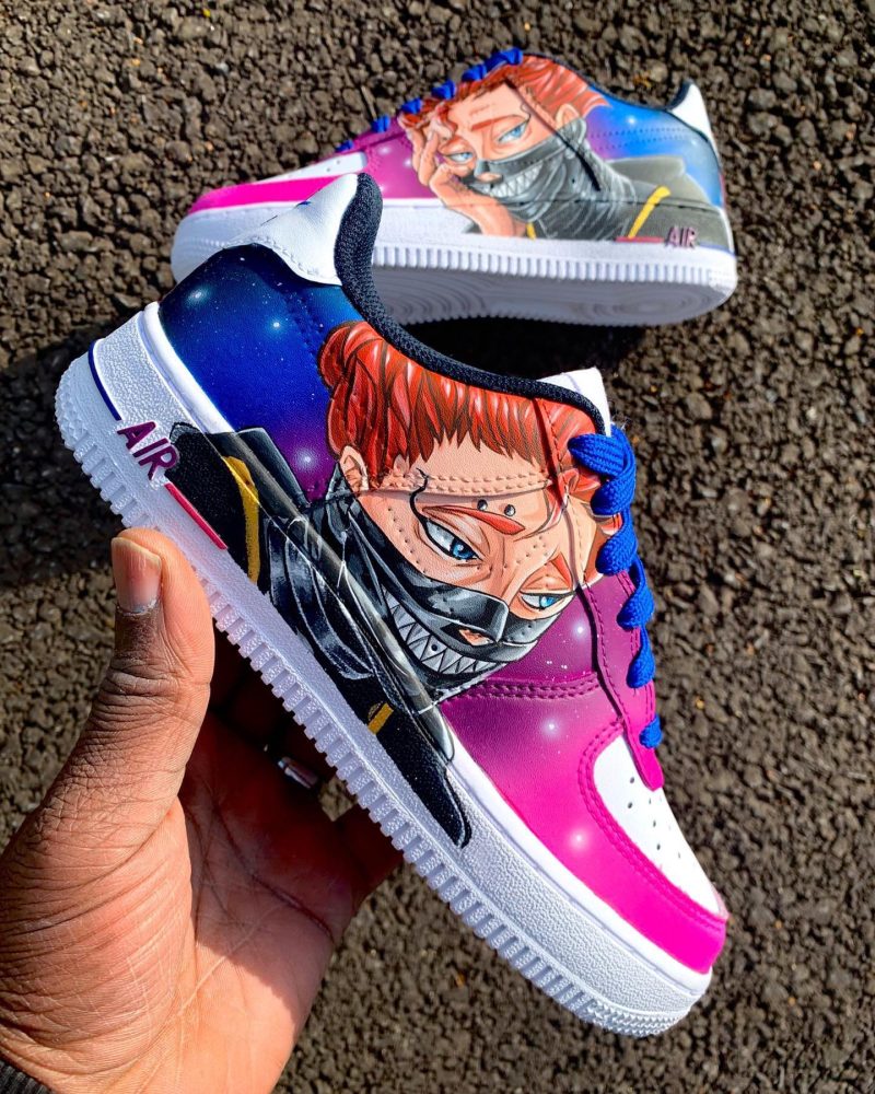 Black Clover - Zora Air Force 1 Custom - Image 2