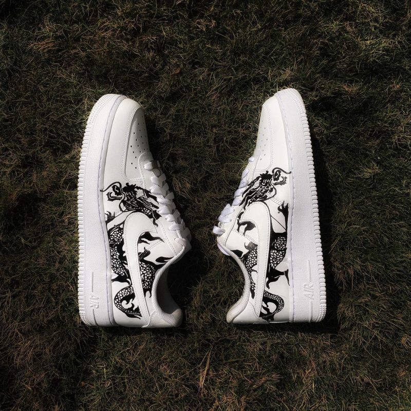 Black Dragon Air Force 1 Custom - Image 2