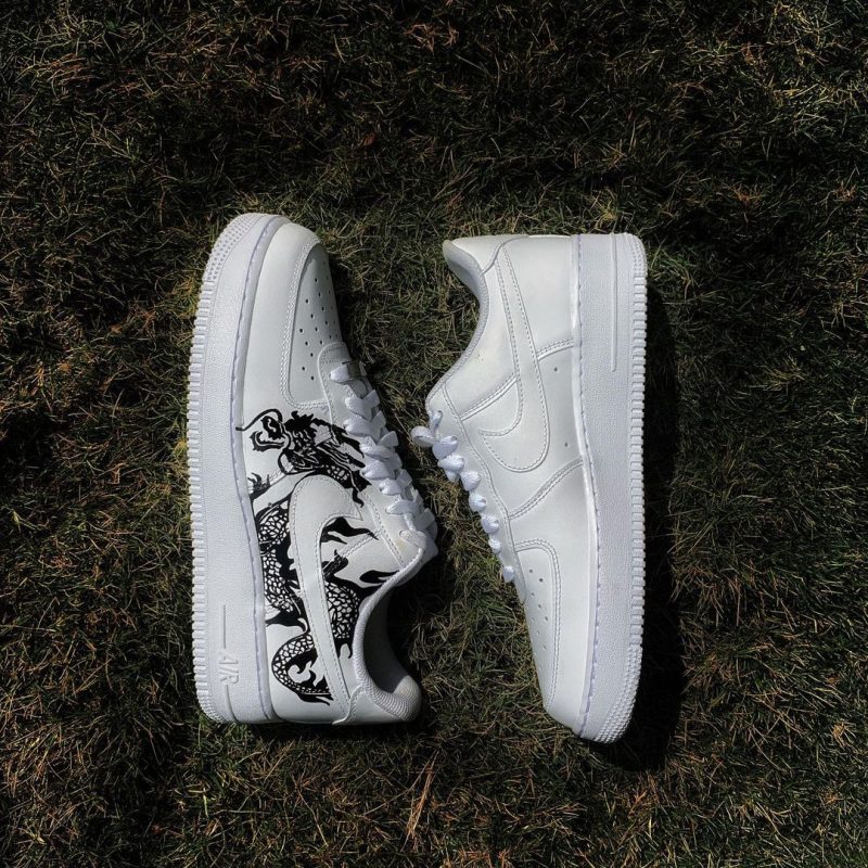 Black Dragon Air Force 1 Custom - Image 3