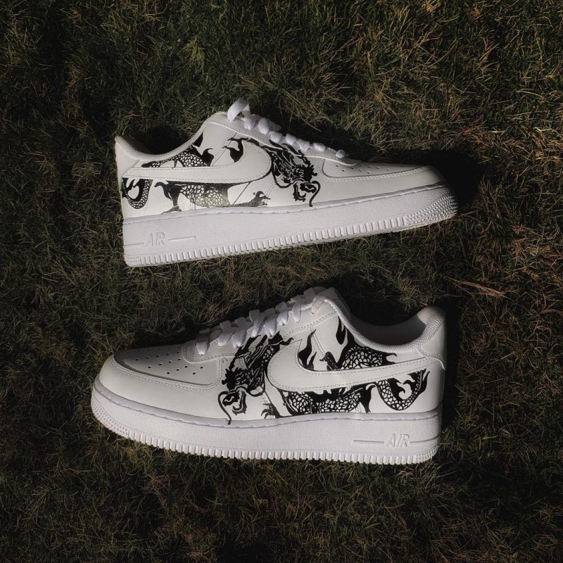 Black Dragon Air Force 1 Custom