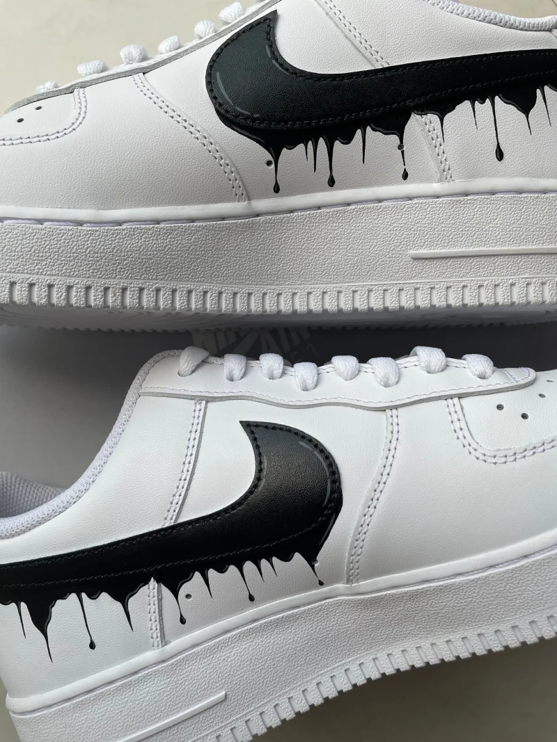 Black Drip Air Force 1 Custom - Image 2