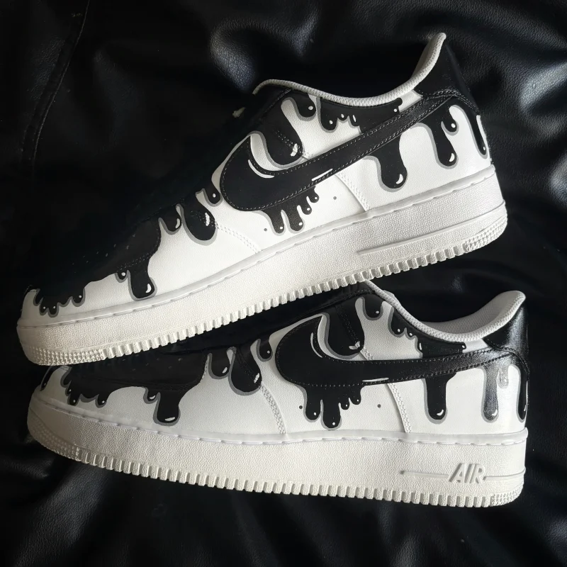 Black Drip Air Force 1 Custom - Image 2