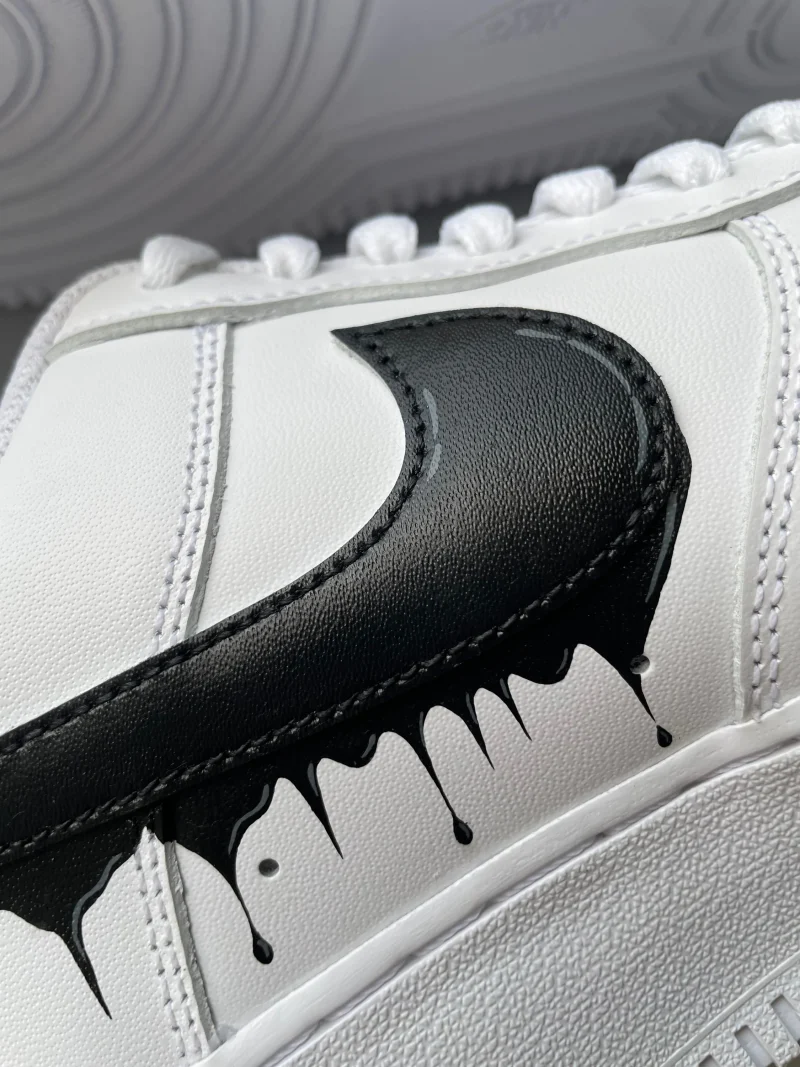 Black Drip Air Force 1 Custom - Image 3