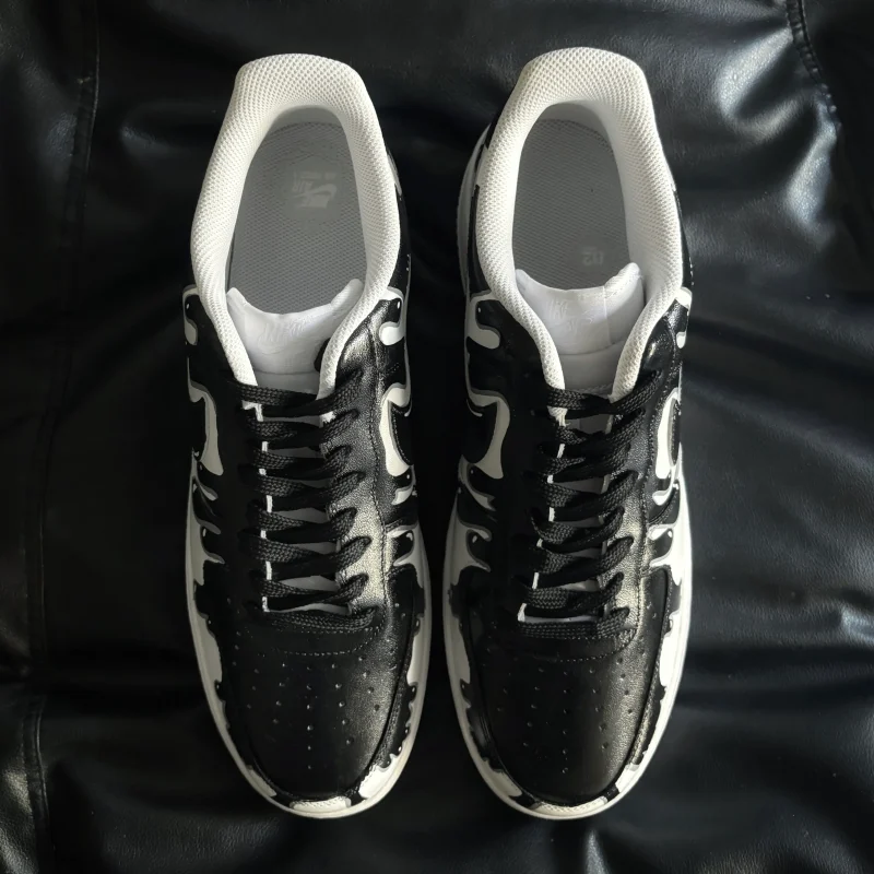 Black Drip Air Force 1 Custom - Image 5