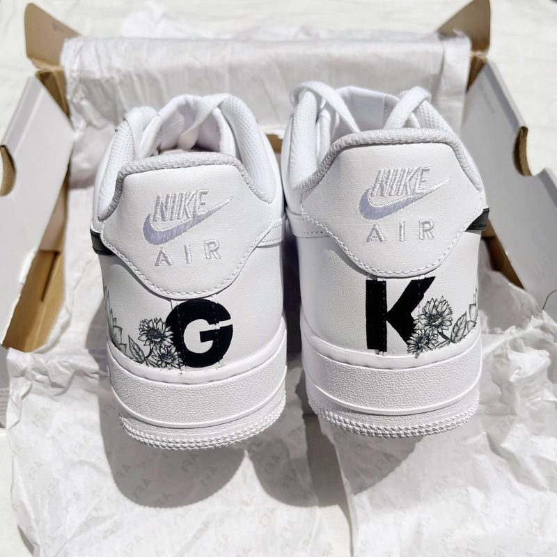 Black Sunflower Air Force 1 Custom - Image 2
