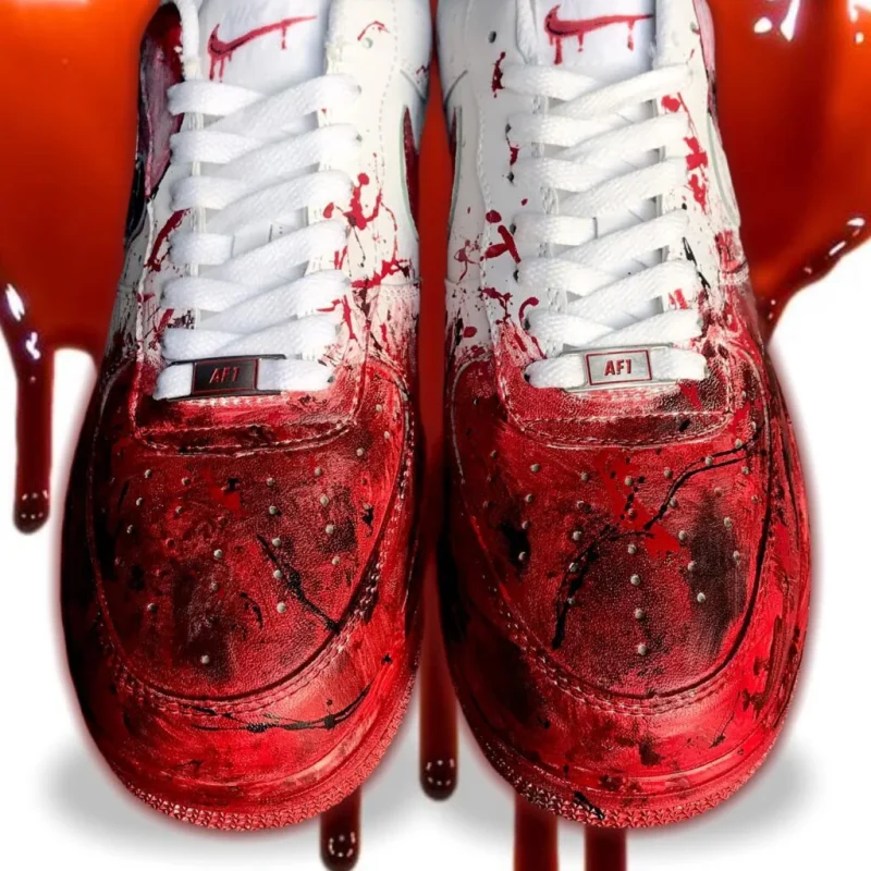 Bloody Halloween Air Force 1 Custom - Image 2