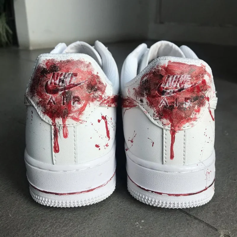 Bloody Halloween Air Force 1 Custom - Image 3