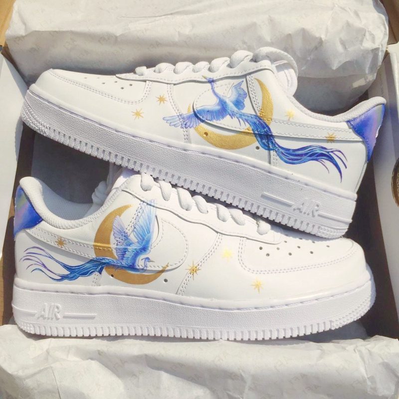 Blue Phoenix Air Force 1 Custom