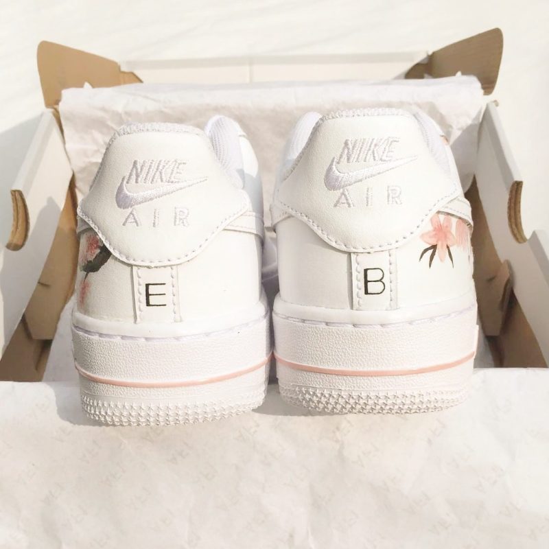 Blush Sakura Air Force 1 Custom - Image 2
