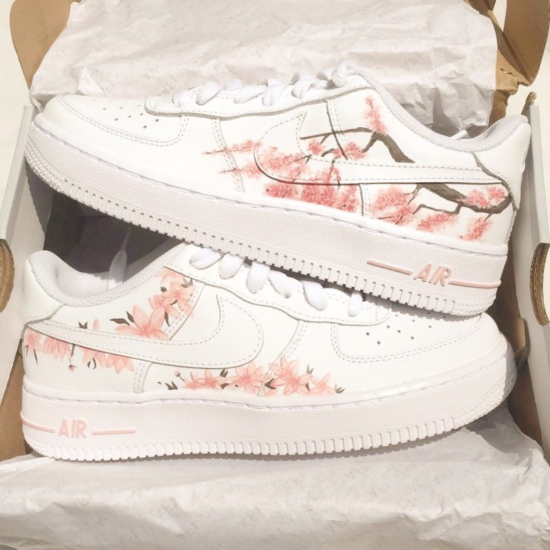 Blush Sakura Air Force 1 Custom